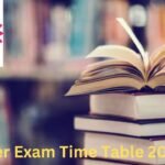 TS Inter Exam Time Table 2025