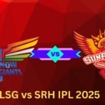 LSG vs SRH IPL 2025