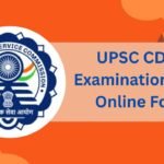 UPSC CDS 2 Examination 2025